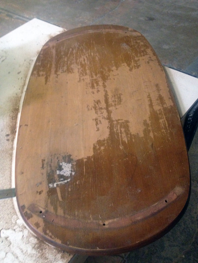 Raw coffee-table top