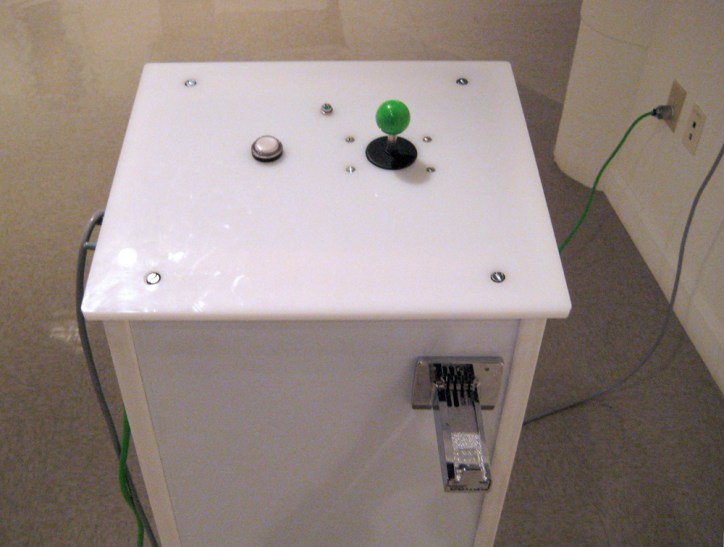 Arcade Robot (detail of interactive console)