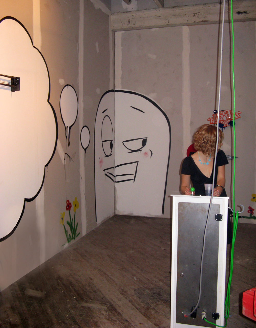 Arcade Robot Installation (detail of an installation)