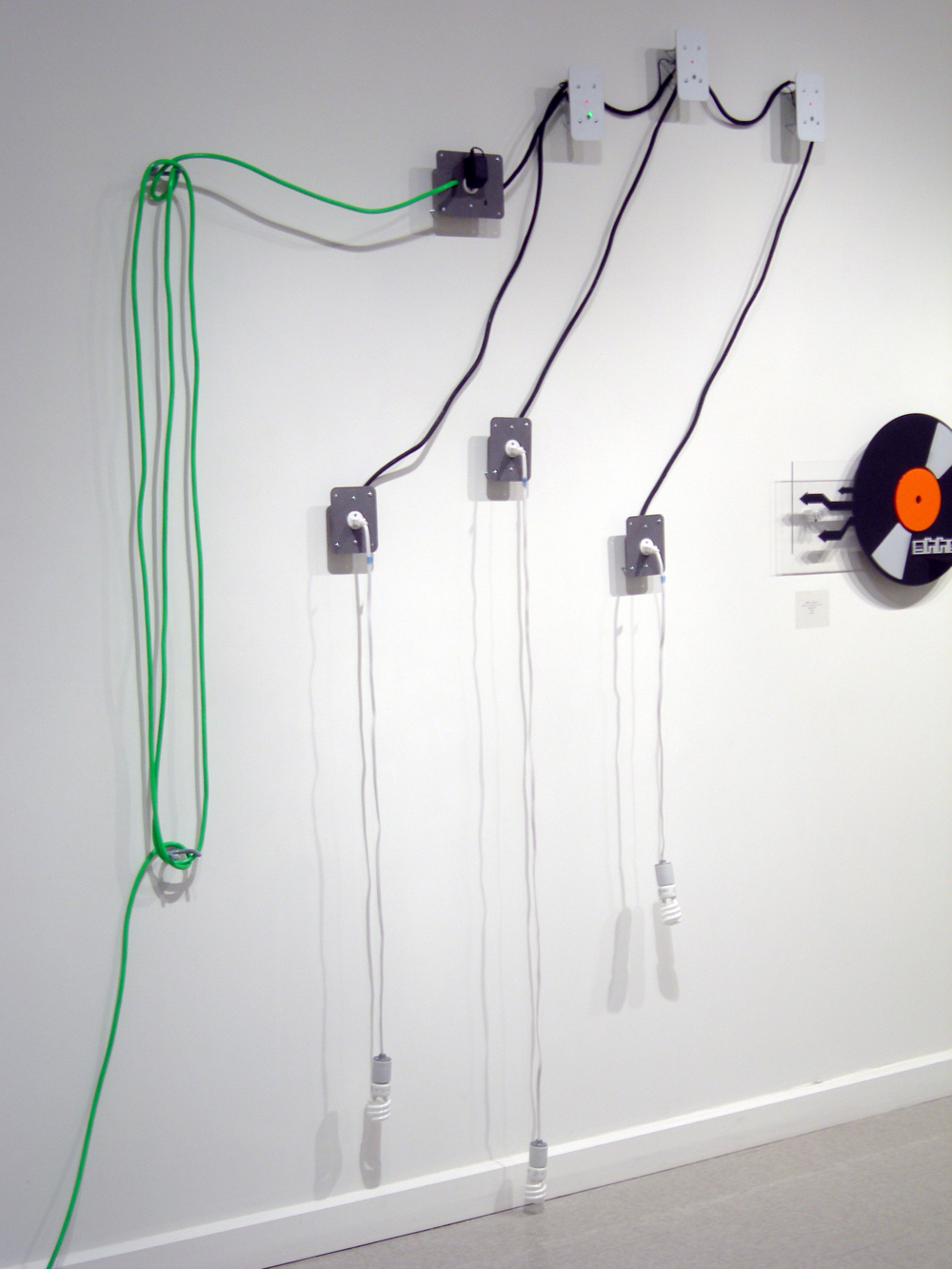 Arcade Robot (detail of light sensitive laser targets)