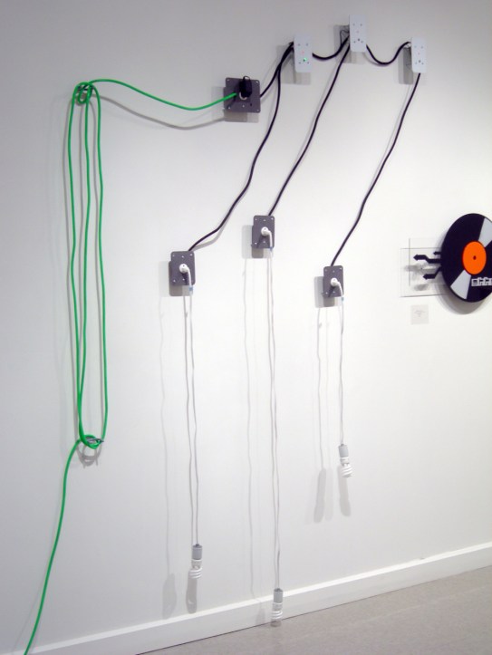 Arcade Robot (detail of light sensitive laser targets)