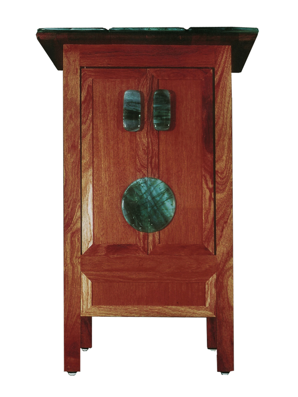 Mahogany & glass endtable