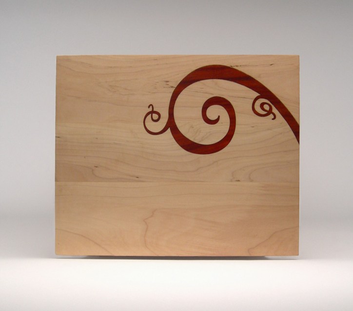 Red Curl Nitestand (top view)