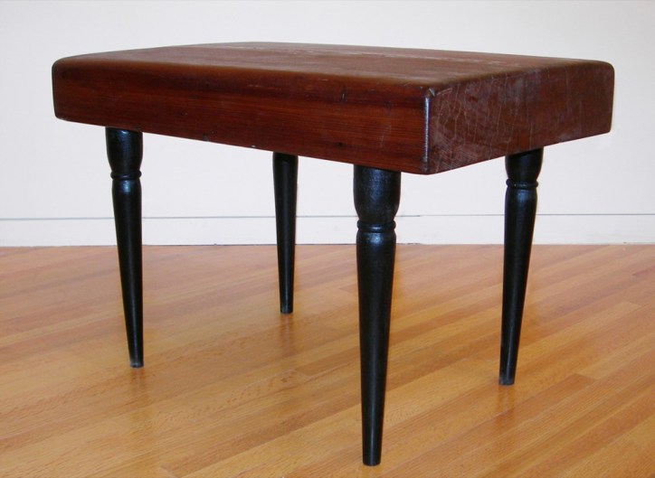 Pirate Peg-Legged Table (w/ hidden treasure map)