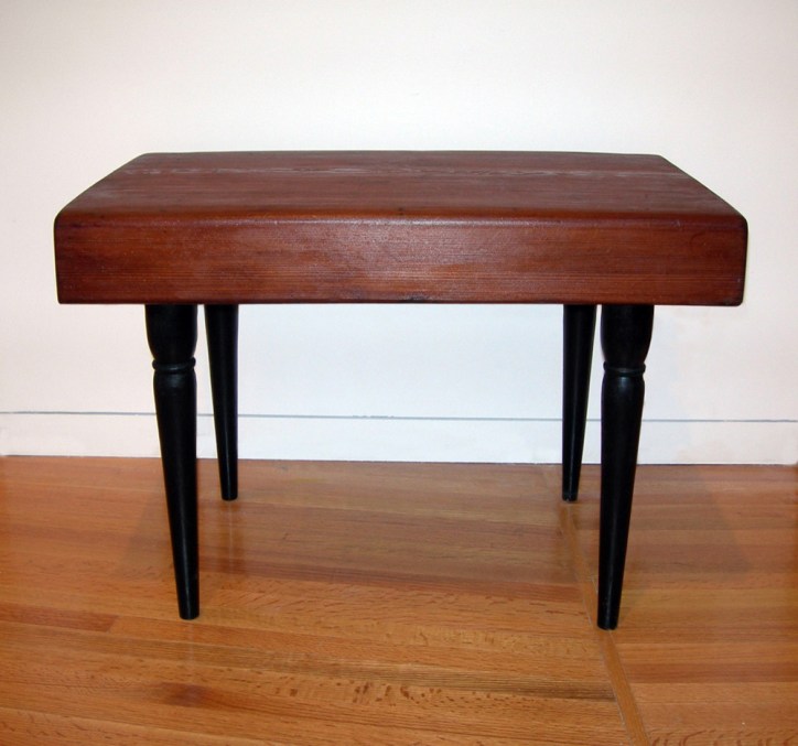 Pirate Peg-Legged Table (w/ hidden treasure map)