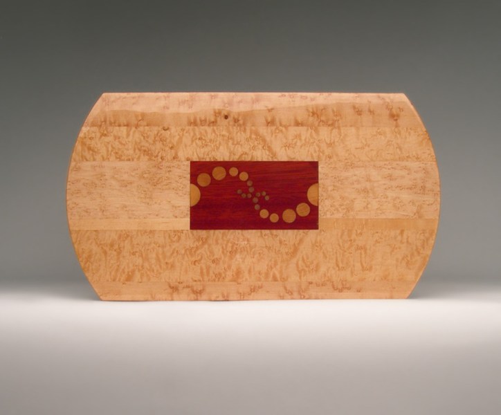 White Swirl Shelf (top view)