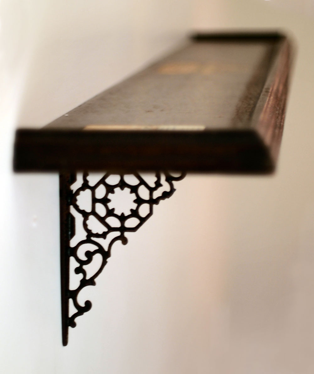 Victor Piano Shelf (side view)