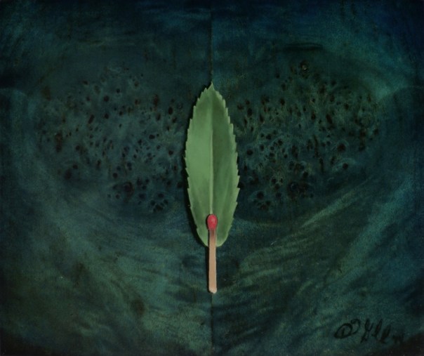 "Absolute: Ignition": Oil on reclaimed birdseye maple. 7.18.14.