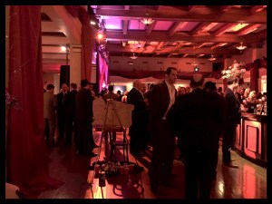 Live painting at "The Crease" Speakeasy Fundraiser