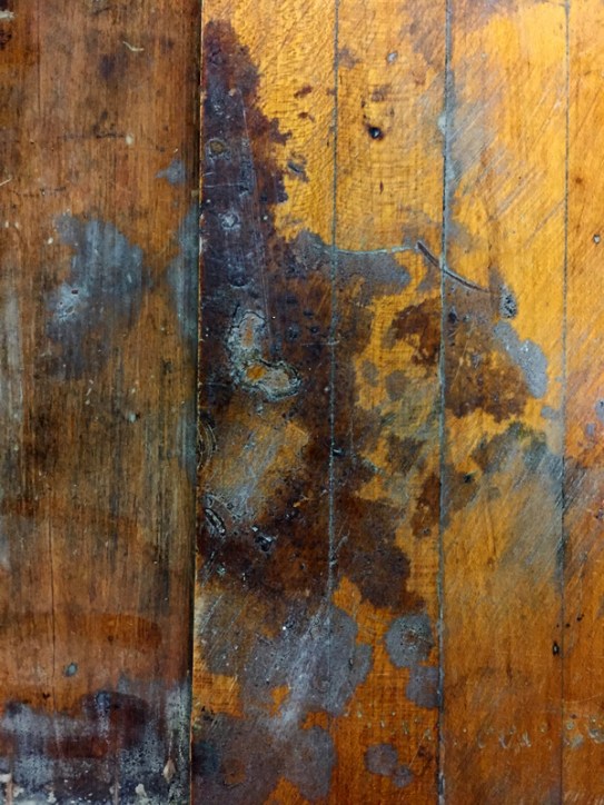 Jeweler's Cabinet (crud on the top surface before refurbishing)