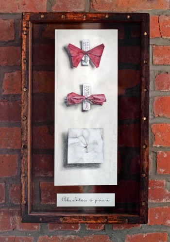 "Absolutus: a priori": mixed medium and pencil on paper. 12" x 20". 10.22.12.