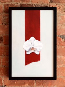 Absolute Orchid (Orchid's Empty). Oil on wood panel. 11" x 17 1/4". 2008 