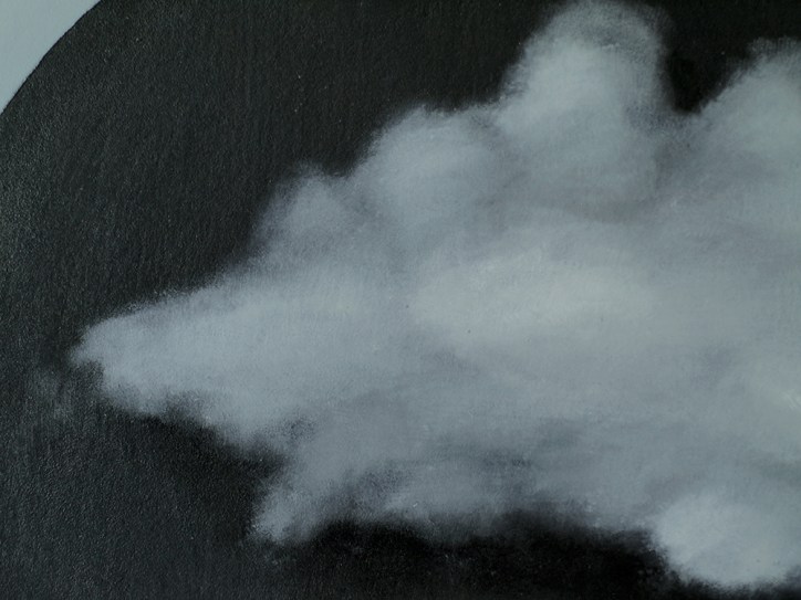 "Absolute: Totality", Oil painting on wood by Daric Gill