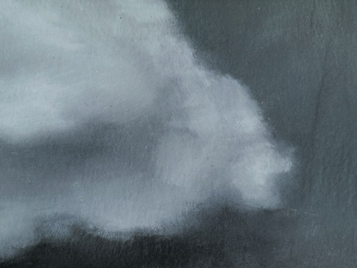 "Absolute: Totality", Oil painting on wood by Daric Gill