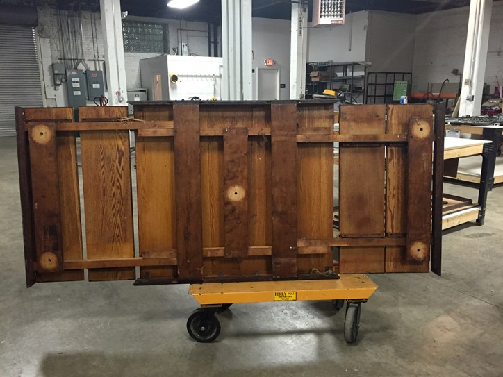 Fresh from the side of the road! An antique table and leaf extensions from the late 1800s! This will sit in my garage for 4 years before I'll know what to do with it.