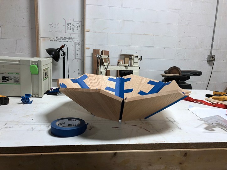 Dry-mounted pieces show my math was pretty spot on! Whew!