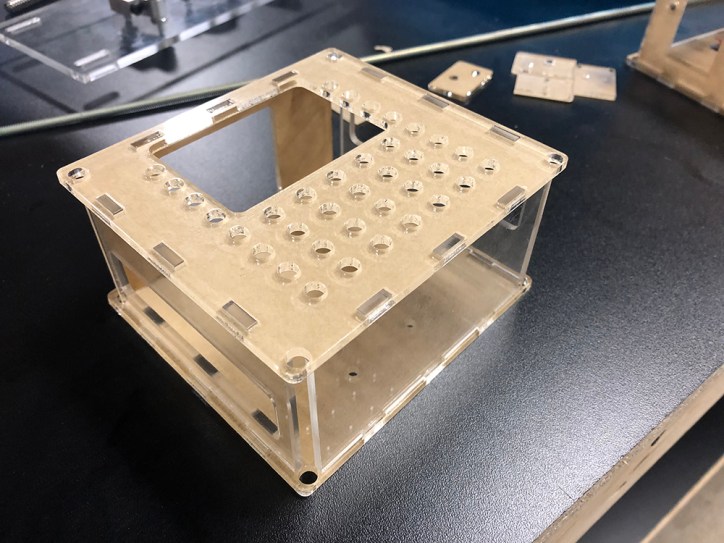 New custom designed encasement for the Arduino + Big Easy Driver (stepper motor driver)