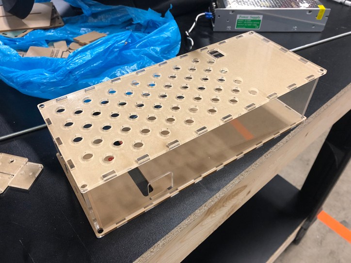 New custom power supply encasement. Fresh off the laser cutter.