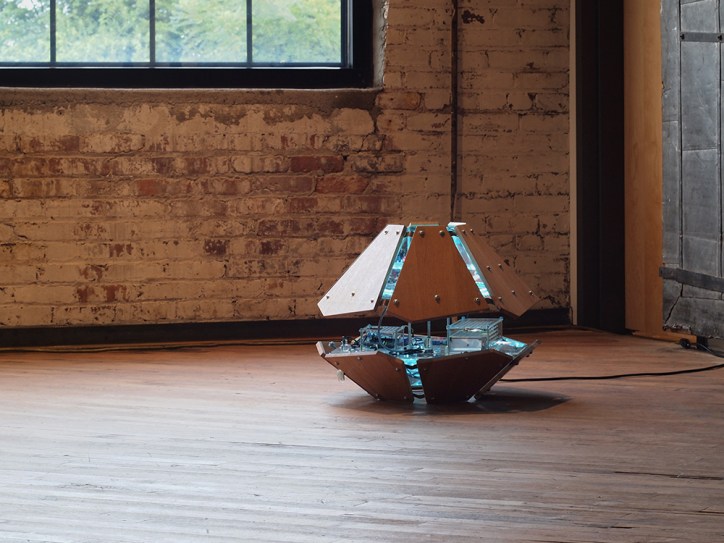 "The Shy Machine" opens midway for middle volume levels.