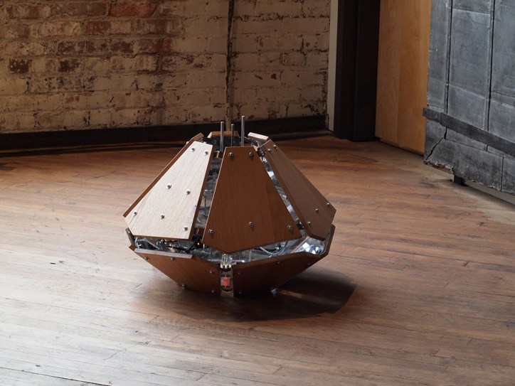 "The Shy Machine" waiting to sense motion.