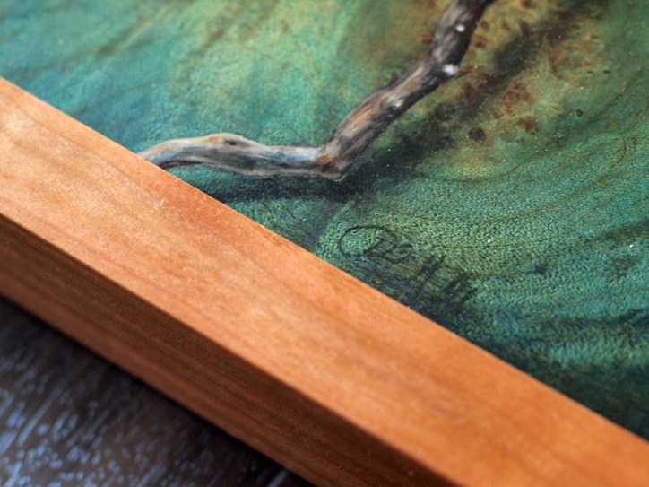 “Absolute: Balance”, signature and frame