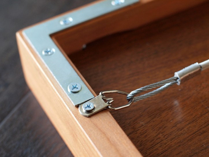 “Absolute: Balance”, wire hanger and D-hook