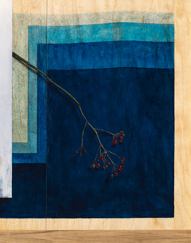 “Absolute: Frequency”: Oil on maple panel. 21 1/4” x 30 1/2”. 12.11.18.