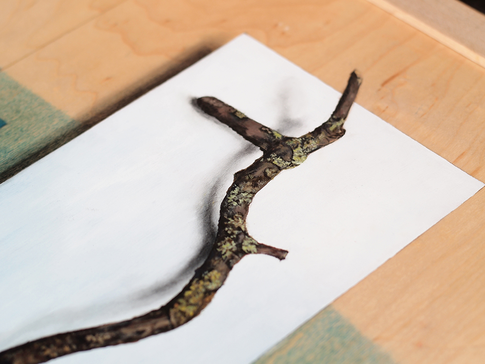 “Absolute: Frequency”: Oil on maple panel. 21 1/4” x 30 1/2”. 12.11.18.