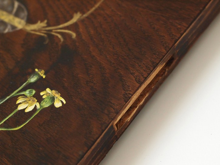 Oil painting on wood by Daric Gill