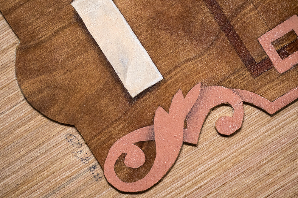 fine art painting/collage by Daric Gill