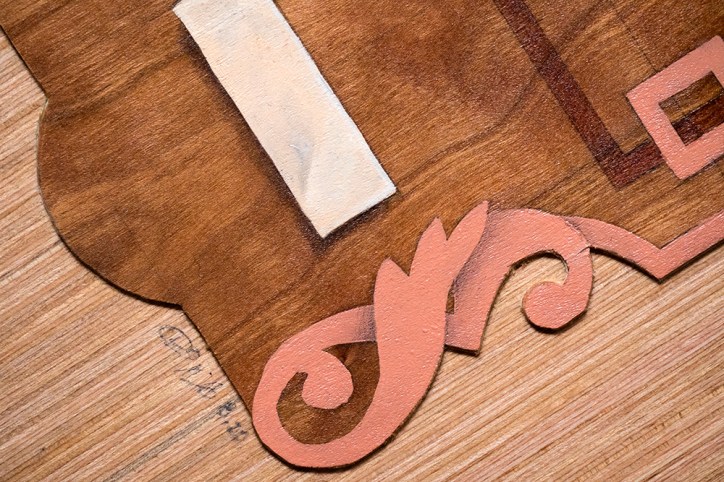 fine art painting/collage by Daric Gill