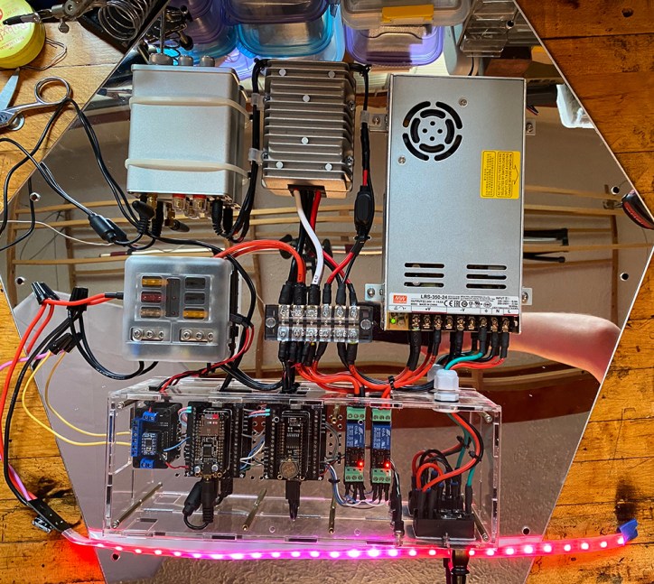 Interactive Light & Sound Sculpture by Daric Gill