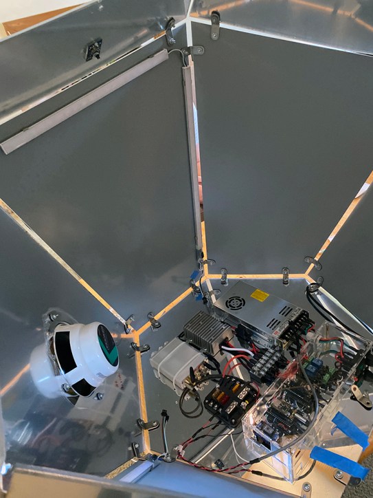 Interactive Light & Sound Sculpture by Daric Gill