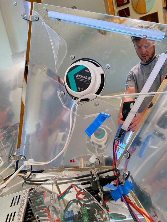 Interactive Light & Sound Sculpture by Daric Gill