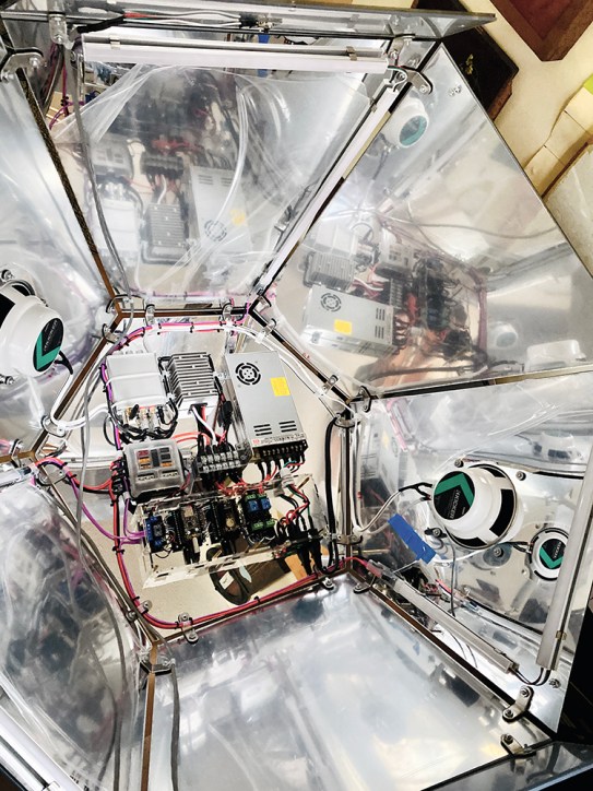 Interactive Light & Sound Sculpture by Daric Gill